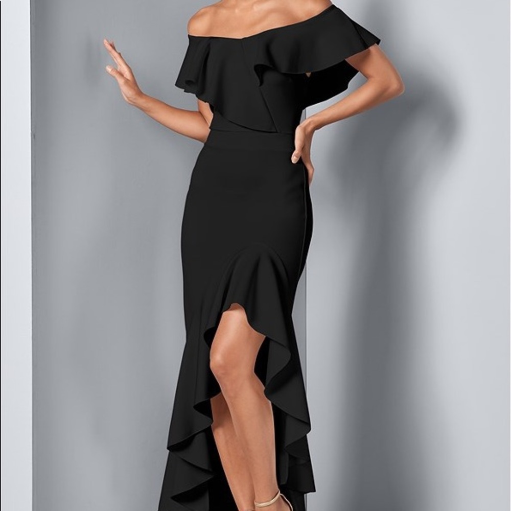 Venus ‘High Low Ruffle’ Dress